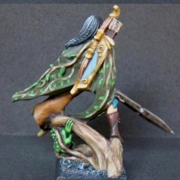 Wood Elf Lord with Great Weapon by Radek