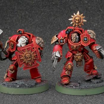 Blood Angel Terminator Close Combat Squad by rumplemaster
