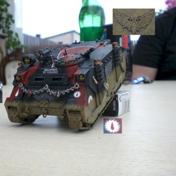 Flesh Tearers Death Company Rhino by HeiðarV