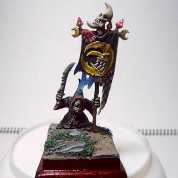 Night goblin standard bearer by walkure