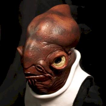 Admiral Ackbar by chaotic landscape