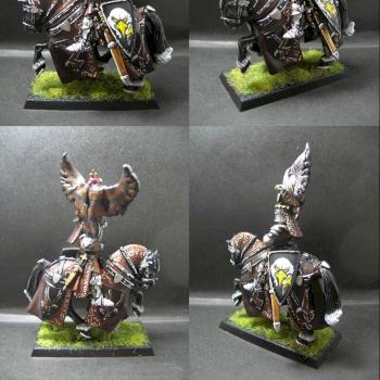 Warhammer Bretonnian Knight of Fighting Eagle by tinman755