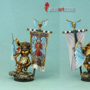 Blood Angels Sanguinary Guard by kasjopeja