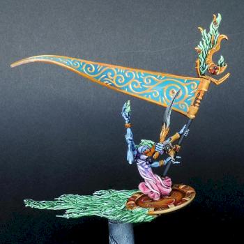 Herald Icon Bearer of Tzeentch on Disc by BloodyBeast.com