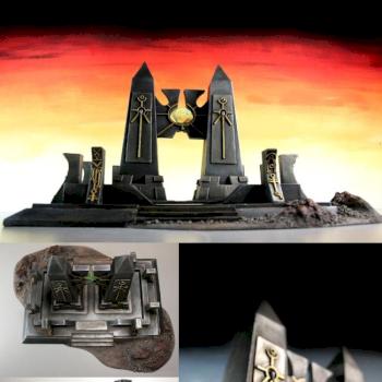 Necron Tombworld Power Arch by Terraformer