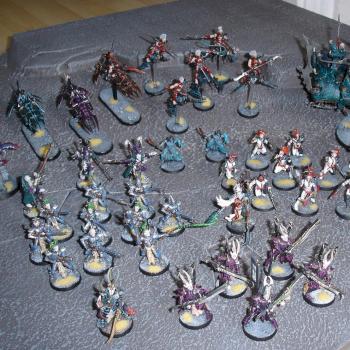 dark eldar army so far by Emma Robinson
