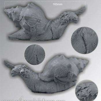 Chaos Mutant Giant Snail by Scibor