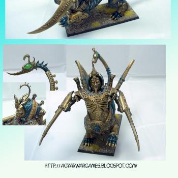 Tomb Kings Necrosphinx by agyar