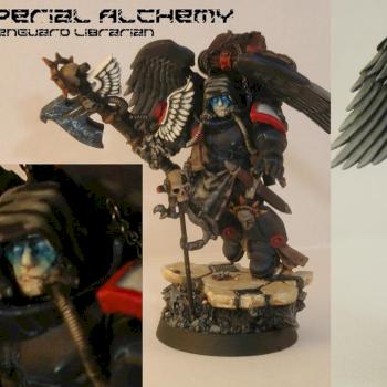 Ravenguard Librarian by cbomb