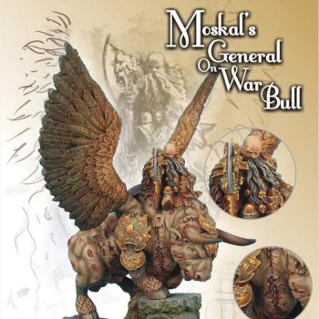 Moscal Dwarf General on War Bull by Scibor