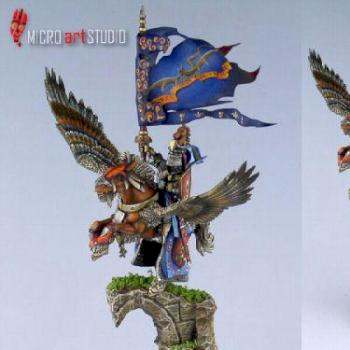 Bretonnia Lord on Pegasus by Turul