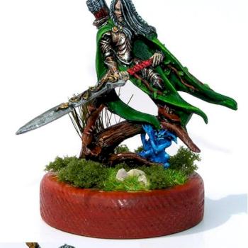 Wood Elf Lord with Great Weapon by Honez