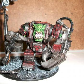 mega armoured ork nob by borgut