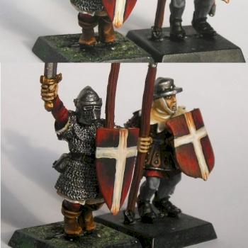 Bretonnian Men-at-arms by chocapic