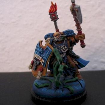 Space Marine Captain in Work by Hephaestos