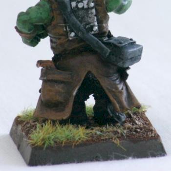 A 40k Ork Dok converted for Mordheim Orc Warriors by CImages
