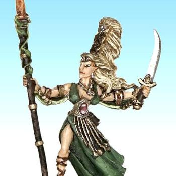 Wood Elf Mage by Baboolam