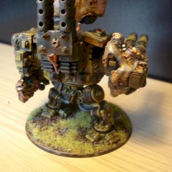 Nurgle Dredd back by LordGobSlak