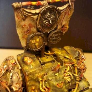 Nurgle Dredd banner by LordGobSlak