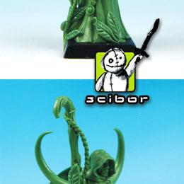 28mm scale Wood Elf Wizard Greenstuff Sculpture by Scibor