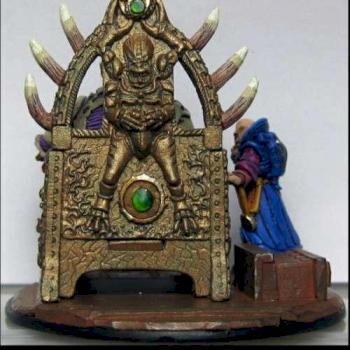 Genestealer Patriarch with magus advisor by Napalm