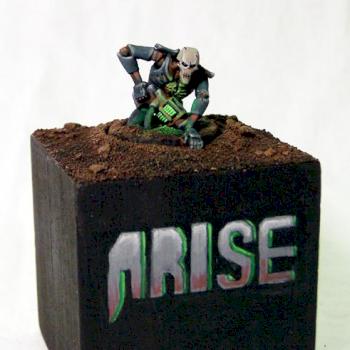 Necron Warrior by MaxeysPad