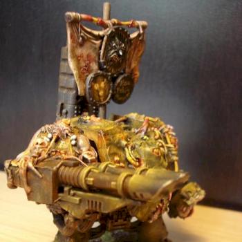 Nurgle Dredd side by LordGobSlak