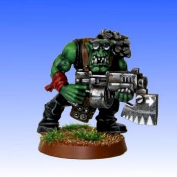 Ork with self-built glasses and armor #2 by DonUlfo