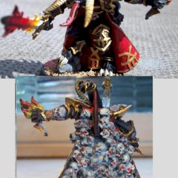 Skulltaker, Herald of Khorne by inkeyes