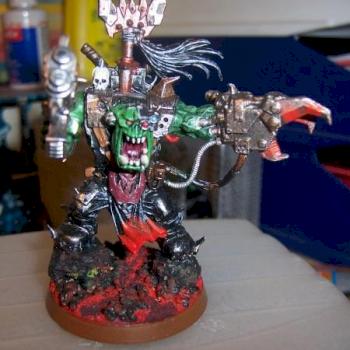Ork Waaaghboss by Baschdi