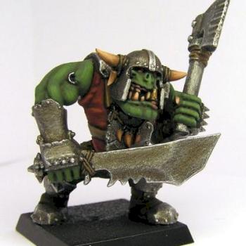 Orc w/axe & sword by DerStorm