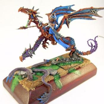Chaos Lord On Dragon by darkstudios