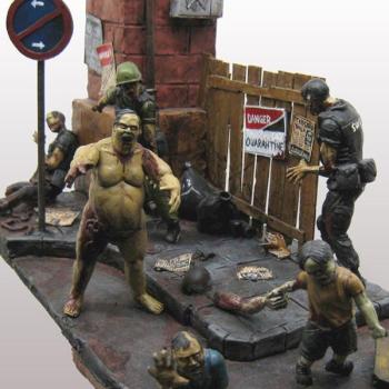 diorama zombie final by alfredolanda