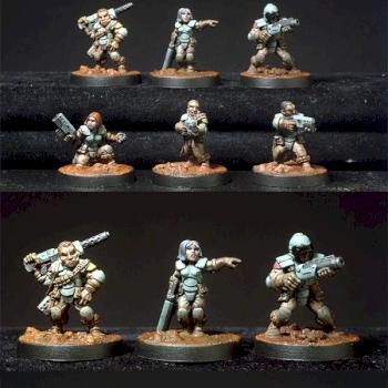 Grymn Force Project : Fireteam Halla by the bearded snot