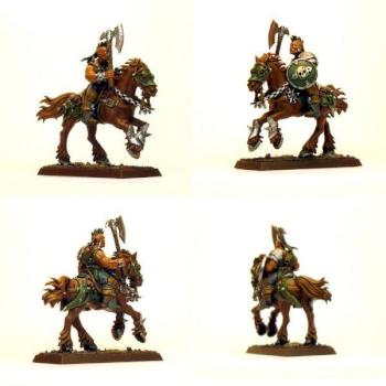 Single Chaos Marauder Horseman, Nurgle by Walkere