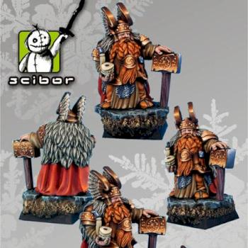 Baldur Dwarf Lord Scibor Monstrous Miniatures by Scibor