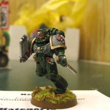 Space Marine veteran by Terhun