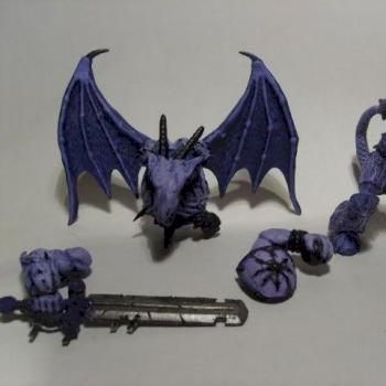 slaanesh daemon prince dragen wip by terminetor