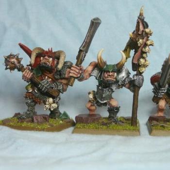 Chaos ogres by Toltoï