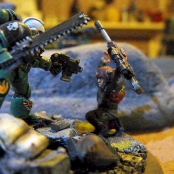 Space marine V Traitor by deth67