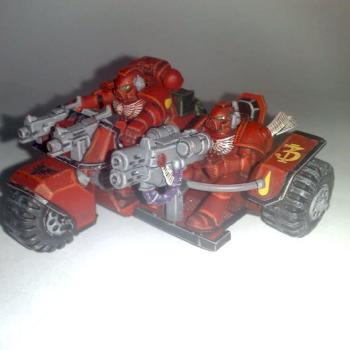 Blood Angels Attack Bike w/ Multimelta by omniver