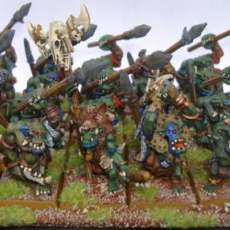 Savage Orcs with Spears by terryanddeidra