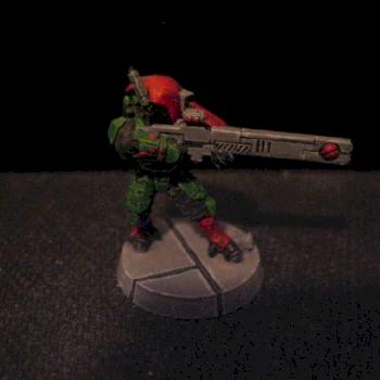 tau firewarrior standing by Zarath