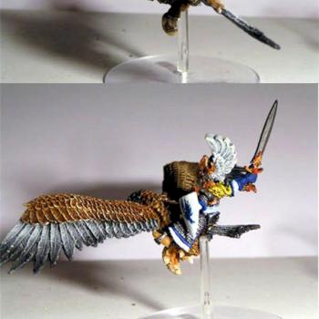 commandeur haut elfe sur grand aigle by inquisiteur BEKANOR