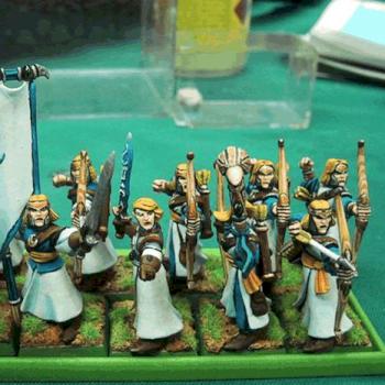 High Elf Archer Regiment by Scott ExV
