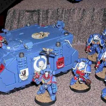 Ultramarines Command Rhino by mauleed