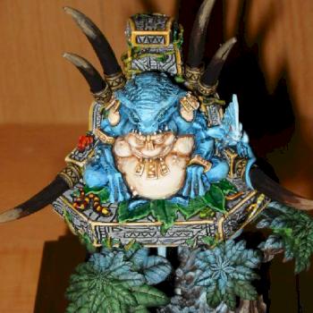 Blue hand of god Slaan by DarkSoul
