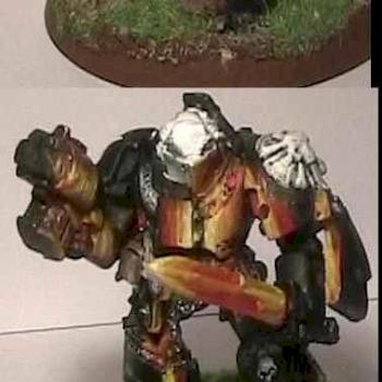 Black Templar Terminator Sergeant... by fraggL
