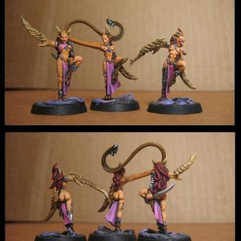 slaanesh demonettes by Mikl III
