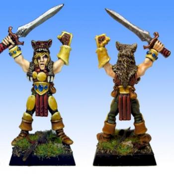 Wood elf - champion (1991 citadel catalog) by Cinnabom